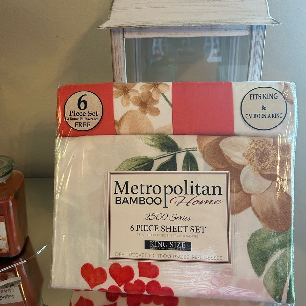 6 piece sheet set